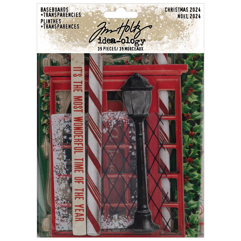 Tim Holtz Idea-ology Christmas 2024 Baseboards & Transparencies