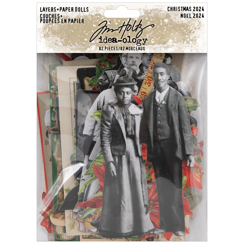 Tim Holtz Idea-ology Christmas 2024 Layers & Paper Dolls