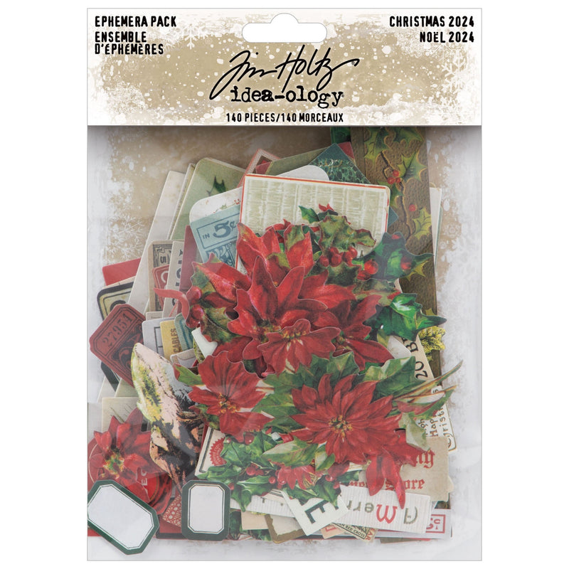 Tim Holtz Idea-ology Christmas 2024 Ephemera Pack