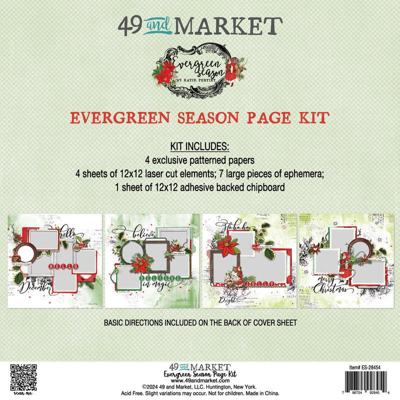 Evergreen Season Page Kit