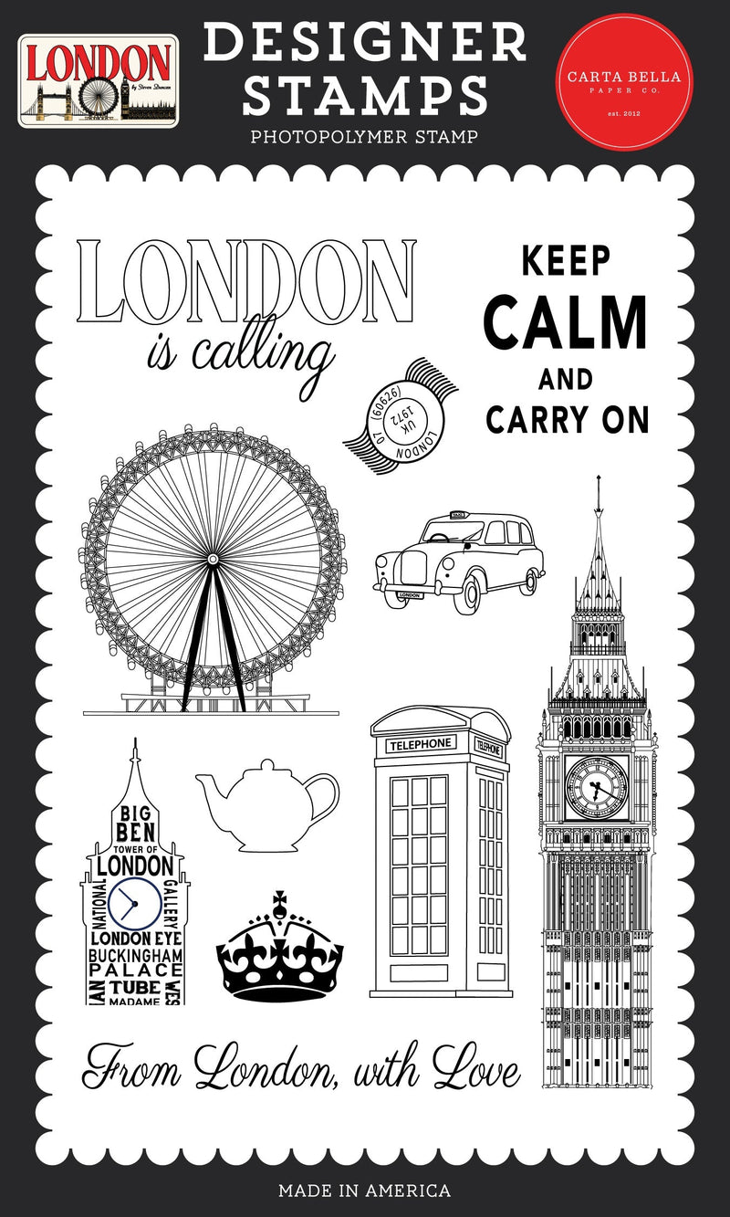 Carta Bella - London - London Calling Stamp Set