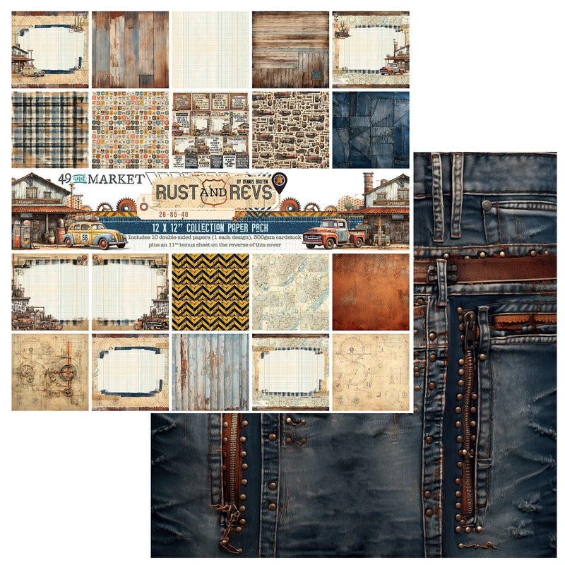 Rust and Revs 12x12 Collection Pack