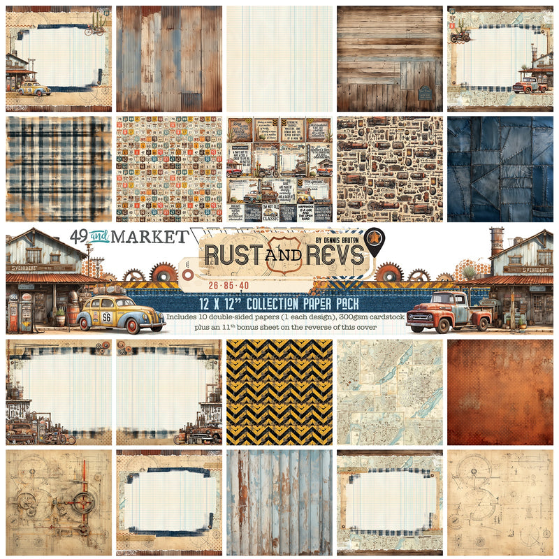 Rust and Revs 12x12 Collection Pack