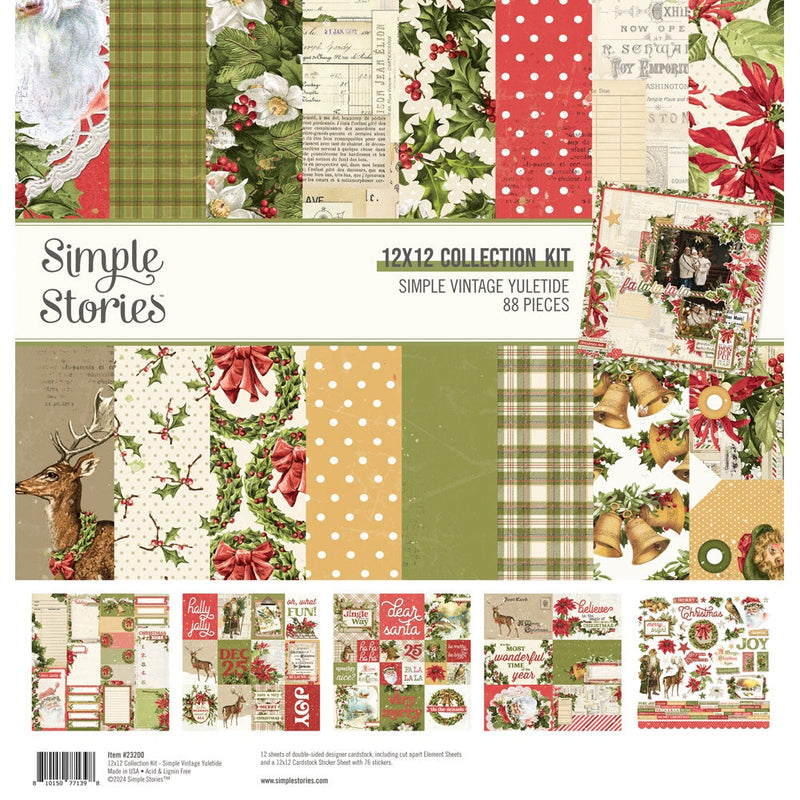 Simple Vintage Yuletide 12x12 Collection Kit