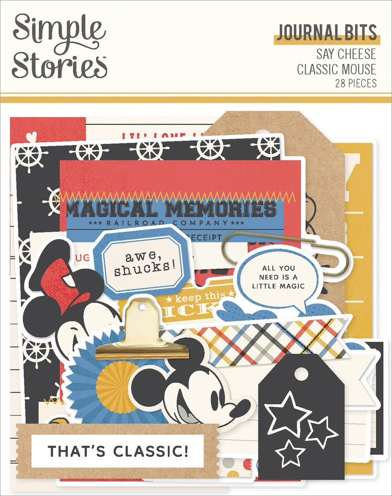 Say Cheese Classic Mouse Journal Bits & Pieces