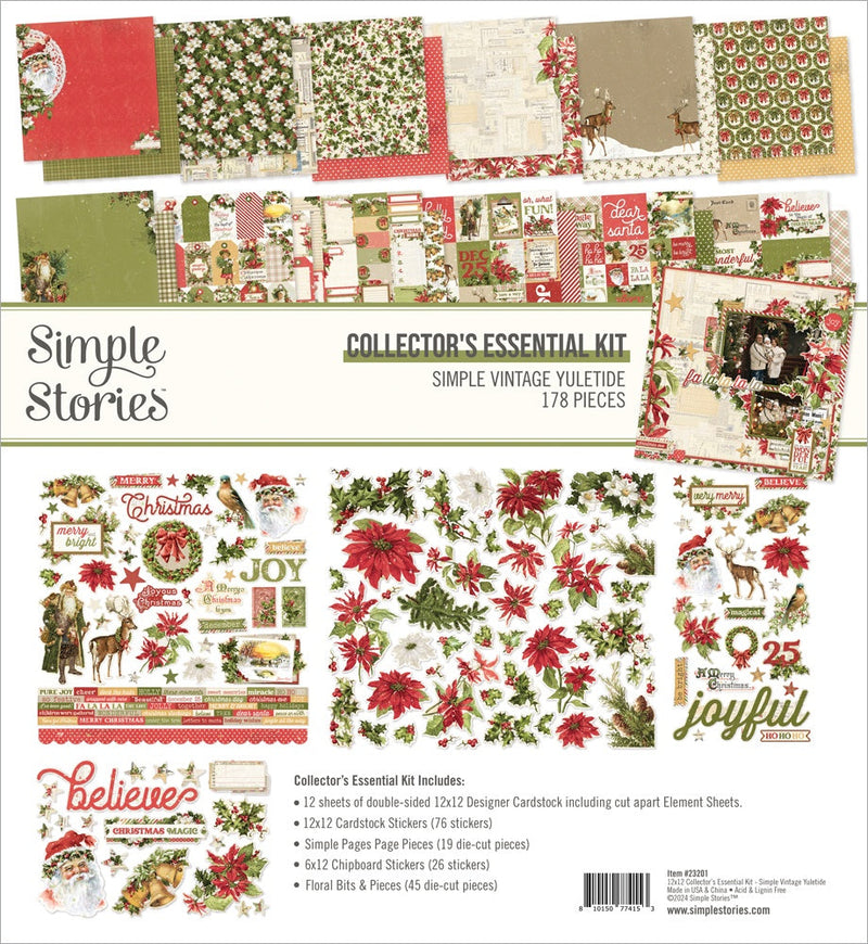 Simple Vintage Yuletide 12x12 Collectors Essential Kit