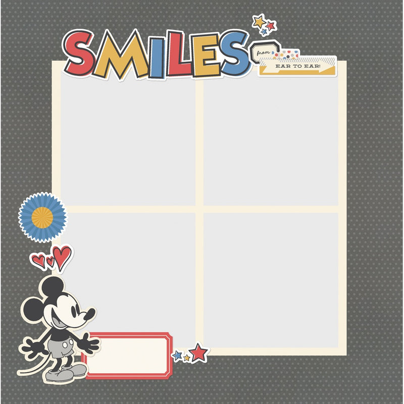 Say Cheese Classic Mouse Page Pieces