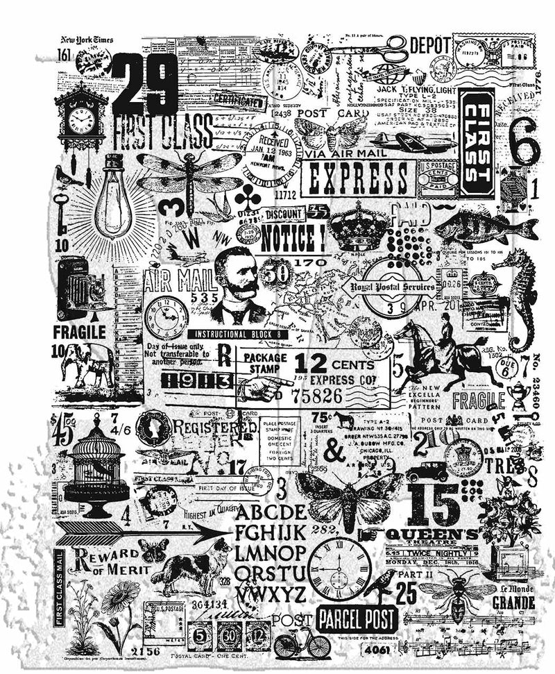 Tim Holtz Cling Stamps Hodgepodge