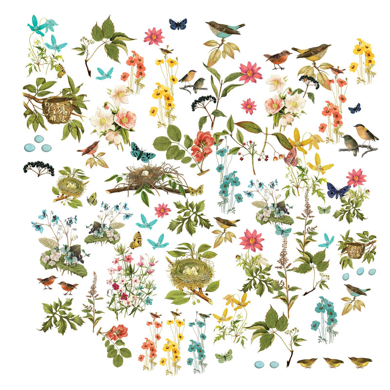 Birdsong Laser Cut Wildflowers