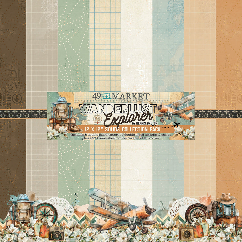 49 & Market - Wanderlust Explorer Kit 12x12 Solids