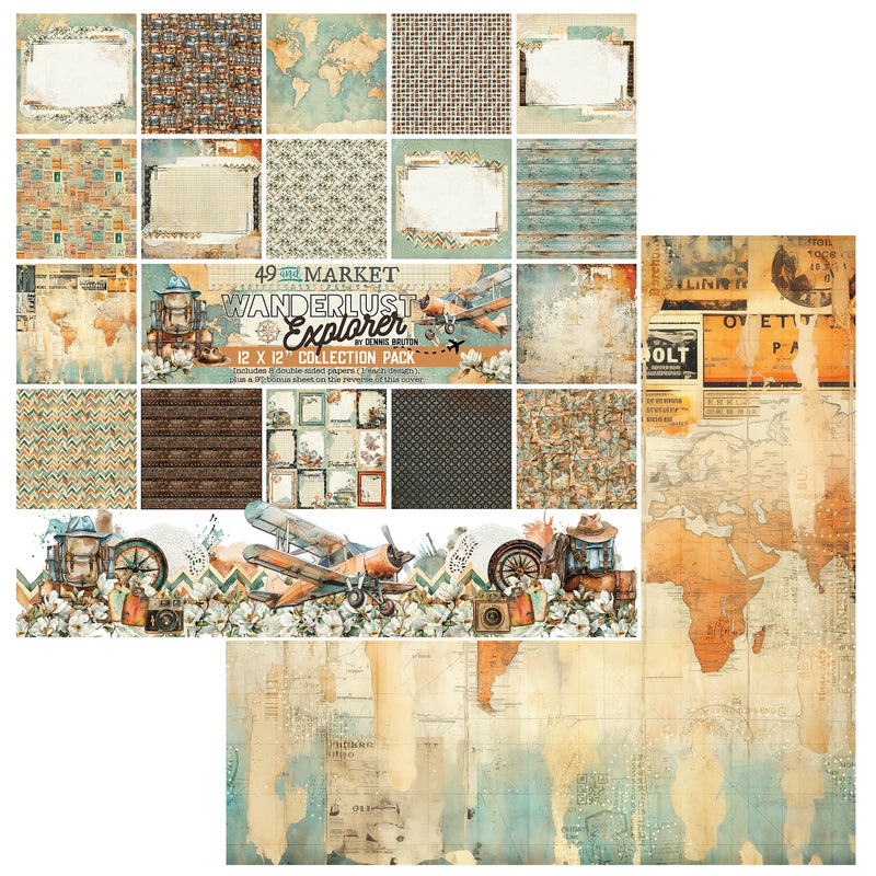 49 & Market - Wanderlust Explorer Kit 12x12 Collection