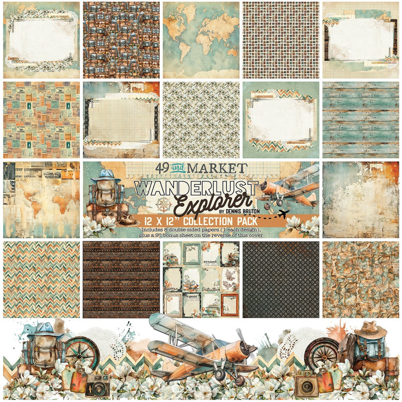 49 & Market - Wanderlust Explorer Kit 12x12 Collection