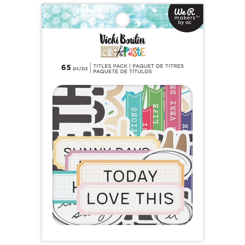 Vicki Boutin - Cut & Paste Titles Pack