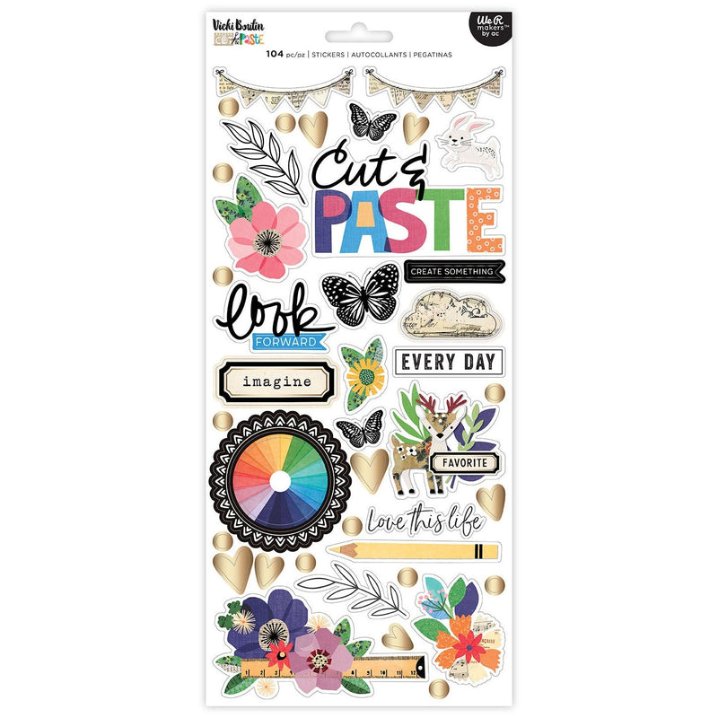 Vicki Boutin - Cut & Paste Cardstock Stickers