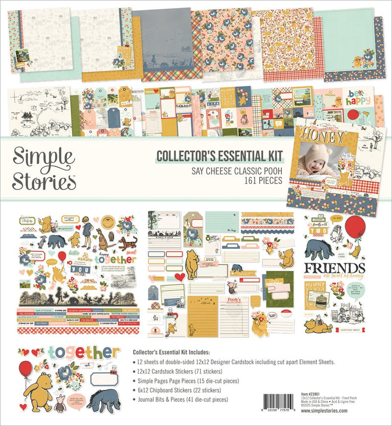 Simple Stories - Classic Pooh 12x12 Collectors Essential Kit