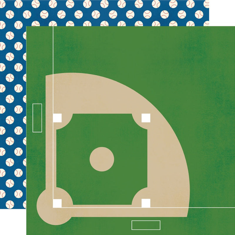 Simple Stories - Baseball 12x12 Paper - Play Ball