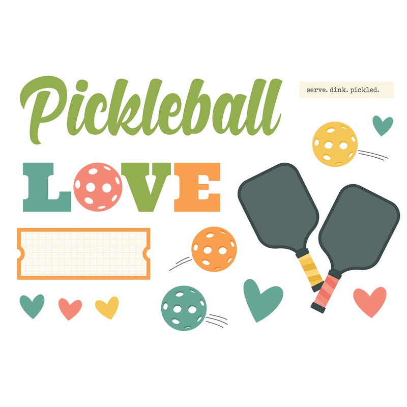 Simple Stories - Simple Page Pieces - Pickleball