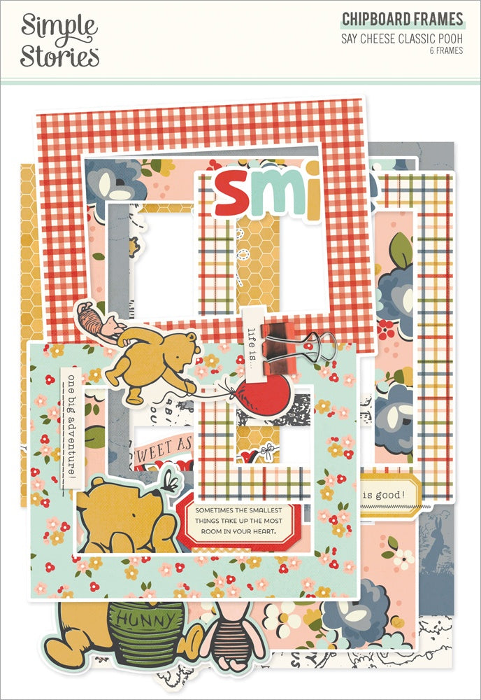 Simple Stories - Classic Pooh Chipboard Frames