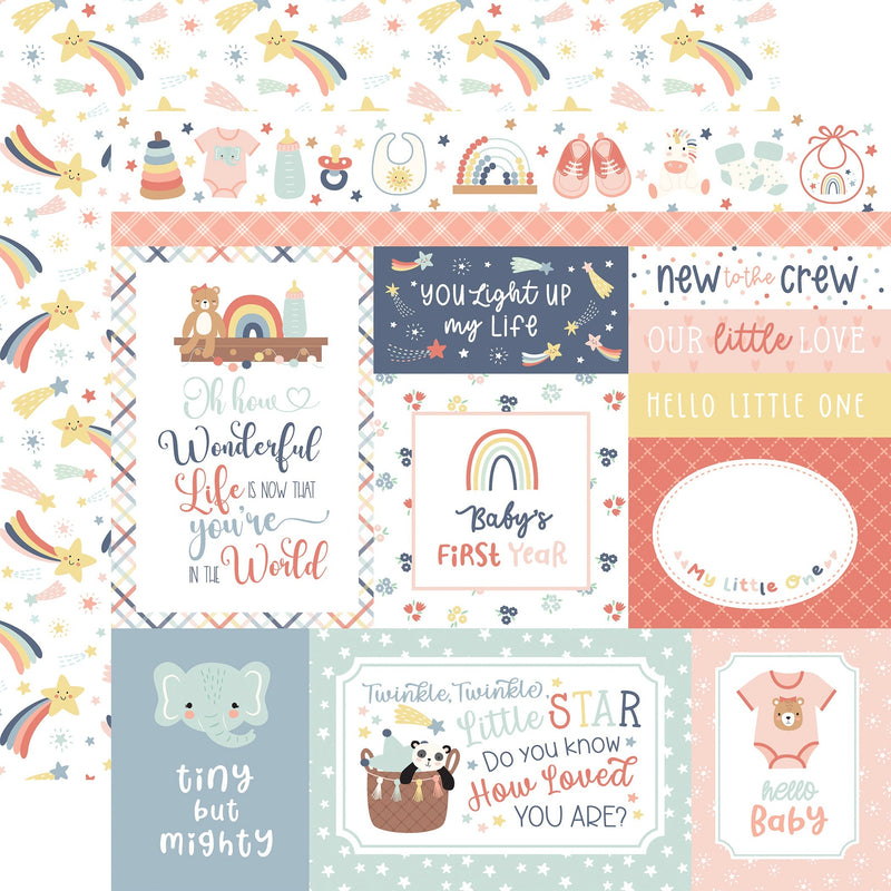 Echo Park - Baby On Board - Girl Multi Journaling Cards