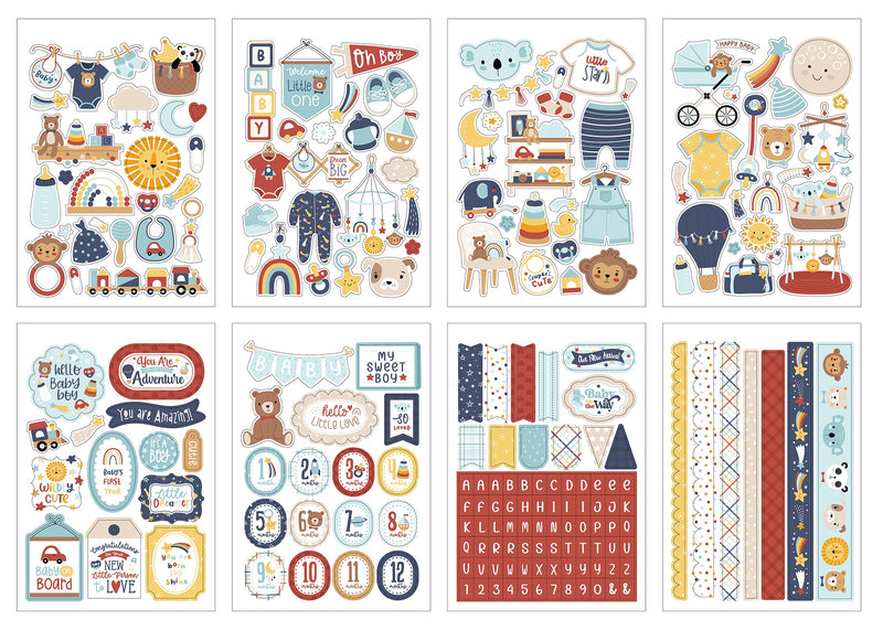 Echo Park - Baby On Board - Boy Sticker Book