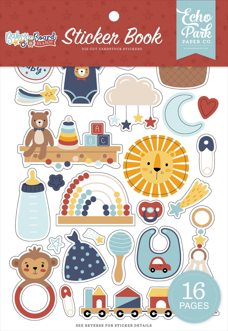 Echo Park - Baby On Board - Boy Sticker Book