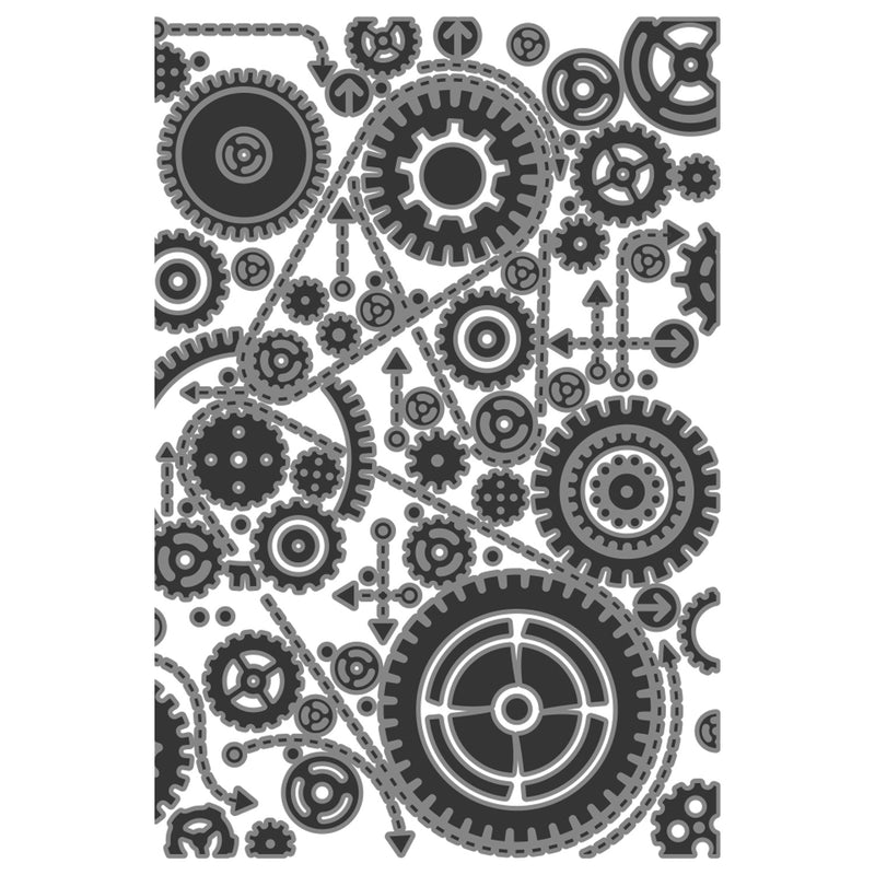 Sizzix Texture Fades by Tim Holtz Vault Gears