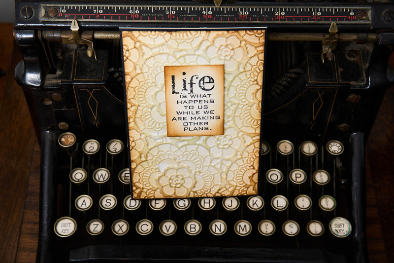 Sizzix Texture Fades by Tim Holtz Vault Lace