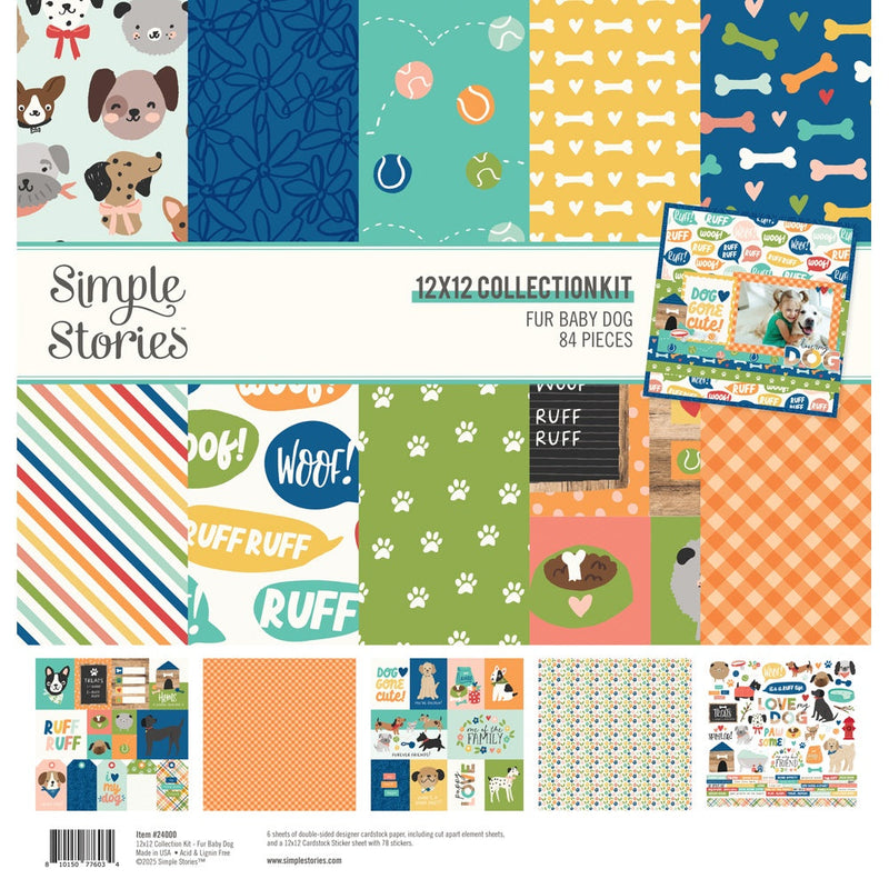 Simple Stories - Fur Baby - Dog 12x12 Collection Kit