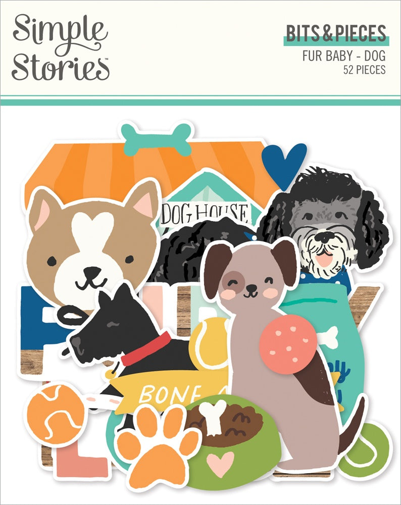 Simple Stories - Fur Baby - Dog Bits & Pieces