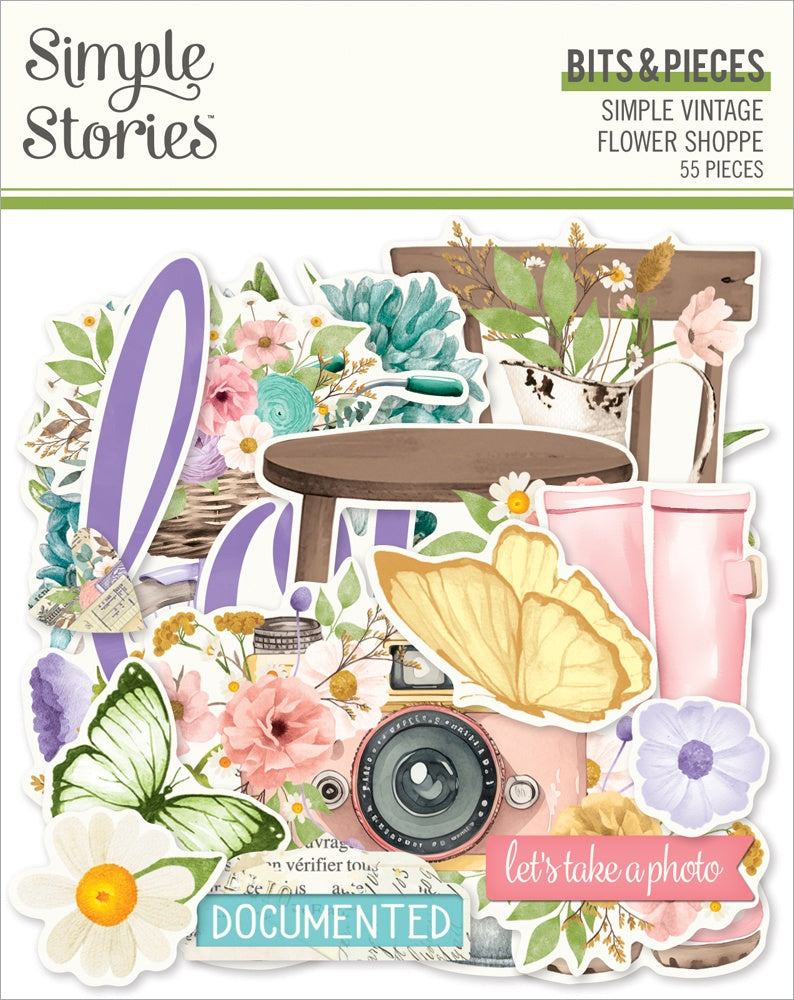 Simple Stories - Vintage Flower Shoppe Bits & Pieces