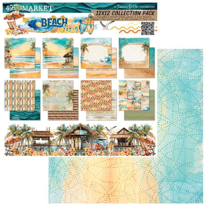 49 & Market - Beach Vibes 12x12 Collection Pack