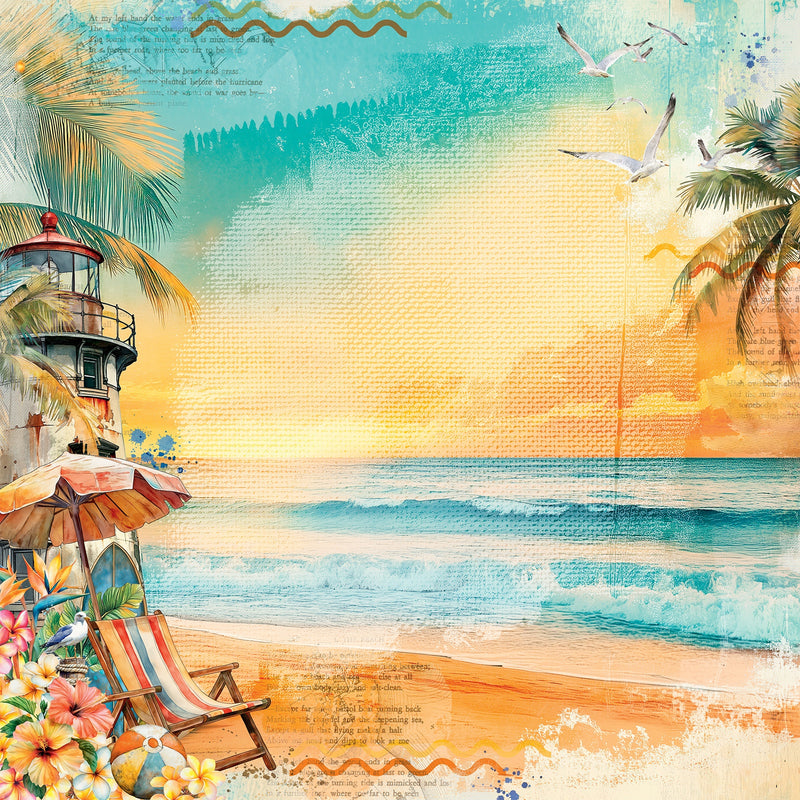 *COMING SOON* 49 & Market - Beach Vibes 12x12 Seashells