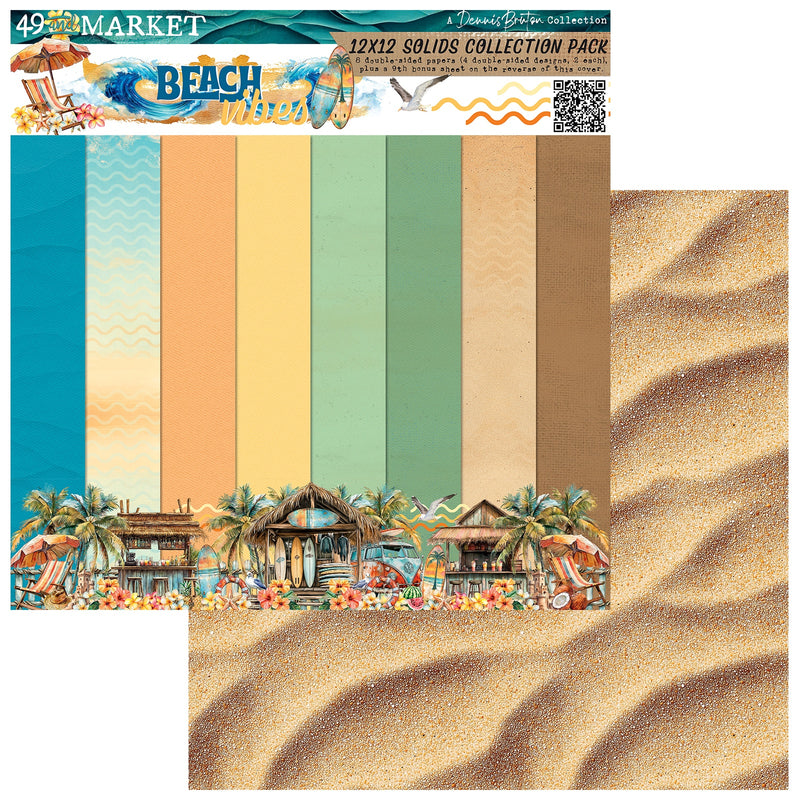49 & Market - Beach Vibes 12x12 Solids Collection Pack