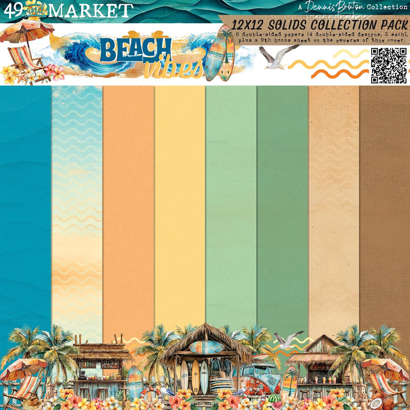49 & Market - Beach Vibes 12x12 Solids Collection Pack