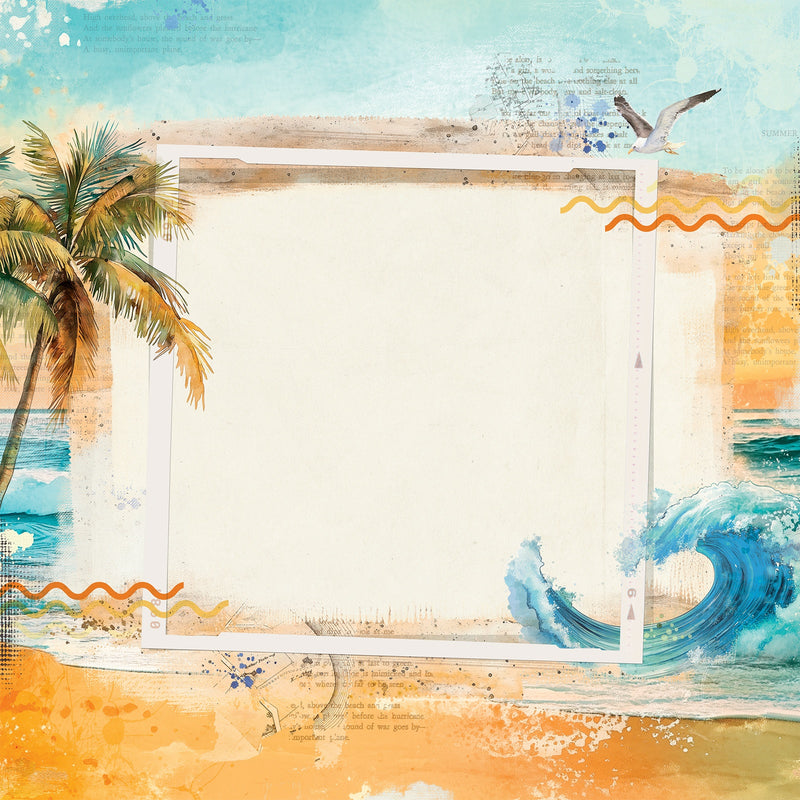 49 & Market - Beach Vibes 12x12 Shoreline