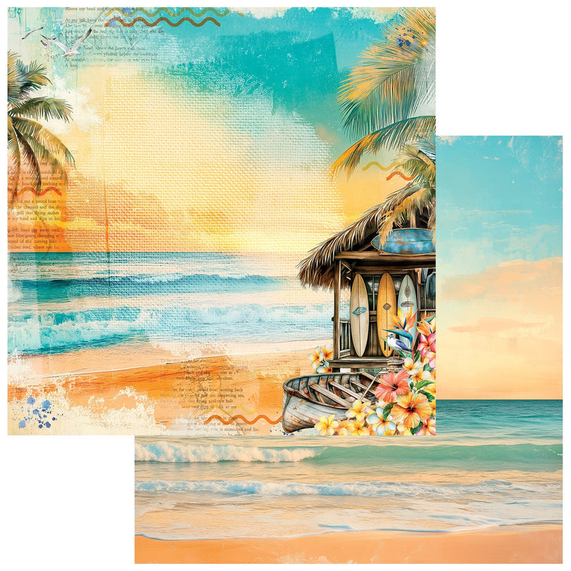 49 & Market - Beach Vibes 12x12 Tides