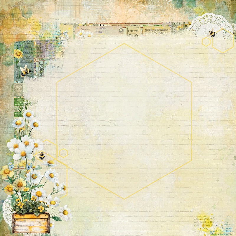 49 & Market - Botanical Buzz 12x12 Delicate