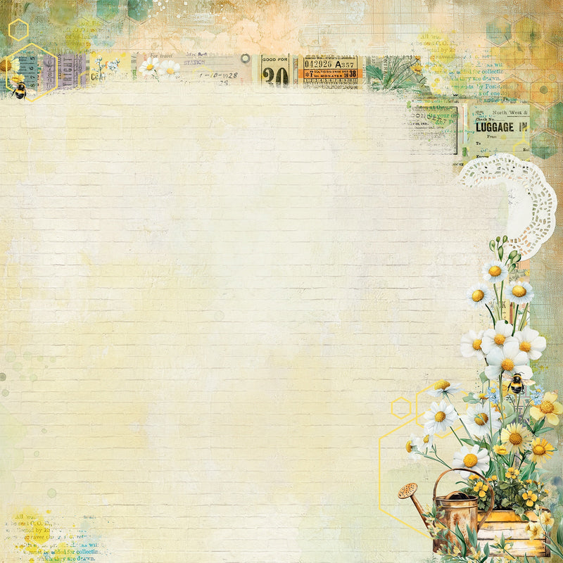 49 & Market - Botanical Buzz 12x12 Lush