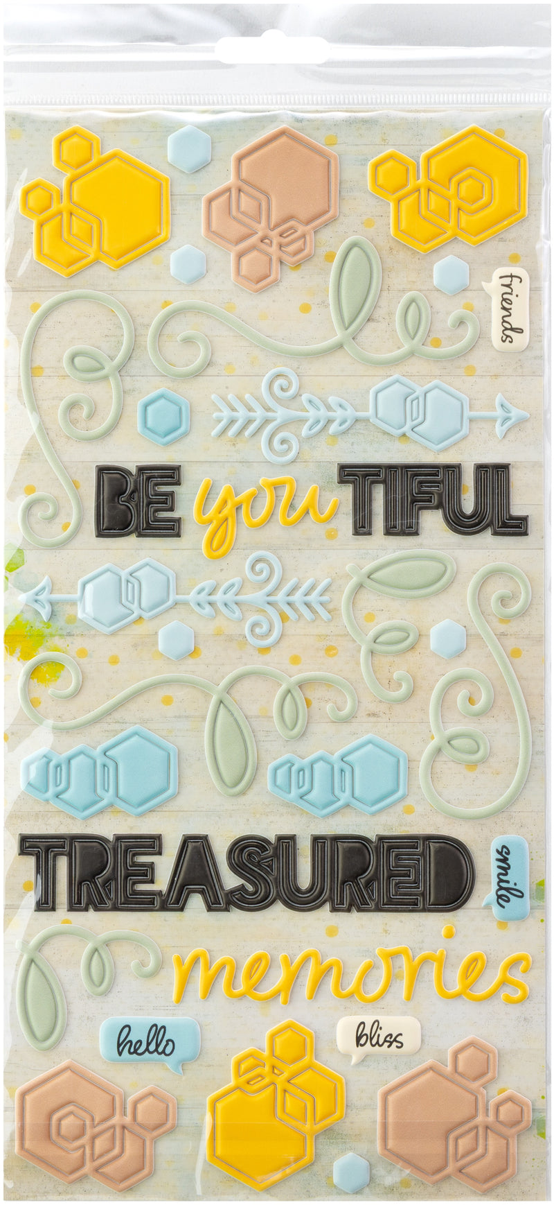 49 & Market - Botanical Buzz Puffy Stickers