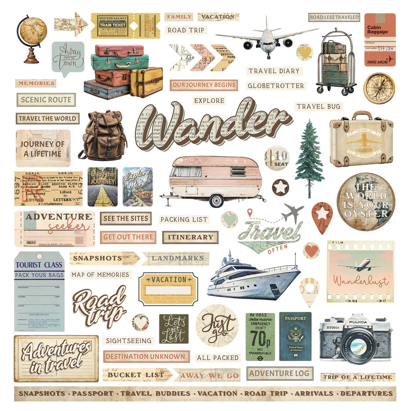 PhotoPlay Travel Junque Elements Sticker
