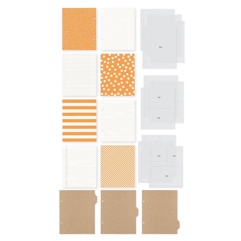 Simple Stories 6x8 Sn@p Binder Limited Edition - Orange