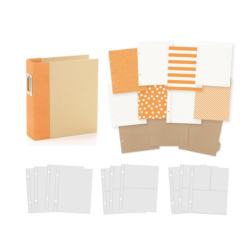 Simple Stories 6x8 Sn@p Binder Limited Edition - Orange