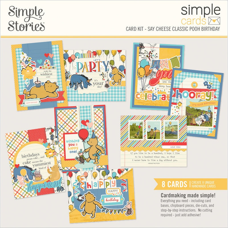 Simple Stories - Classic Pooh Birthday Card Kit