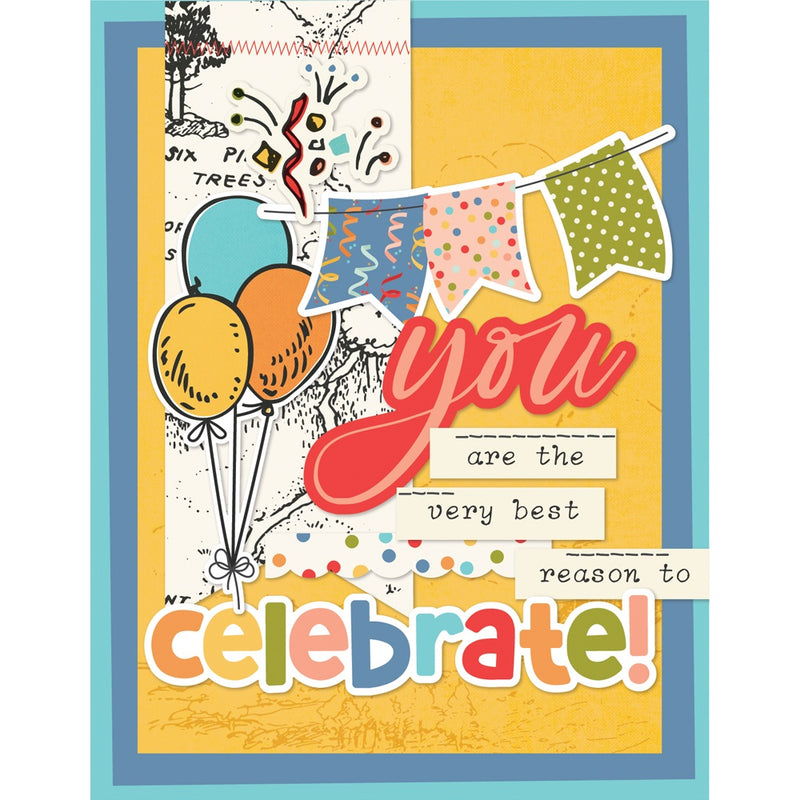 Simple Stories - Classic Pooh Birthday Card Kit