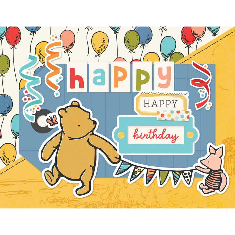Simple Stories - Classic Pooh Birthday Card Kit