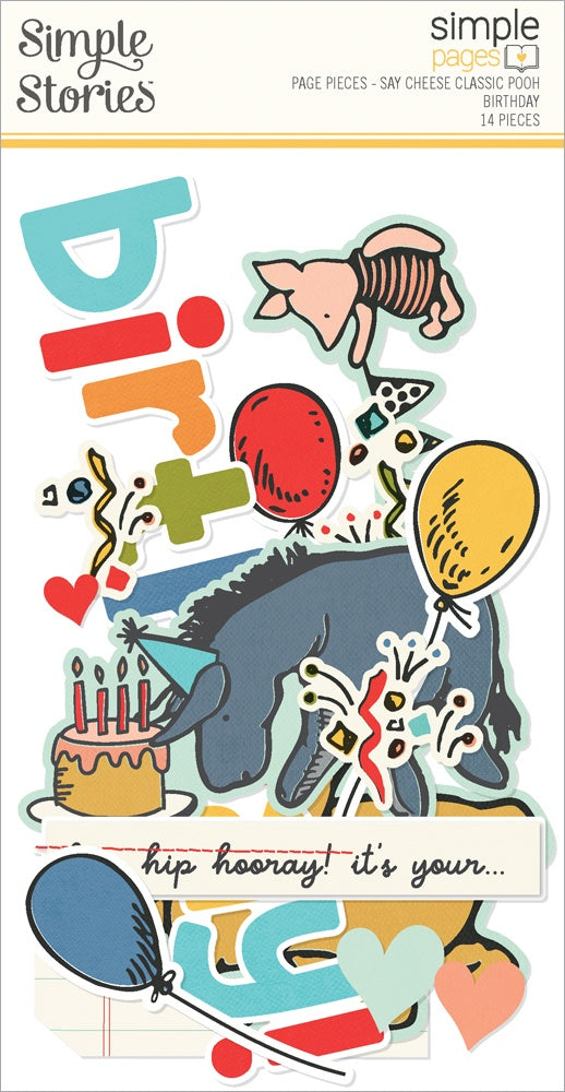 Simple Stories - Classic Pooh Birthday Page Pieces