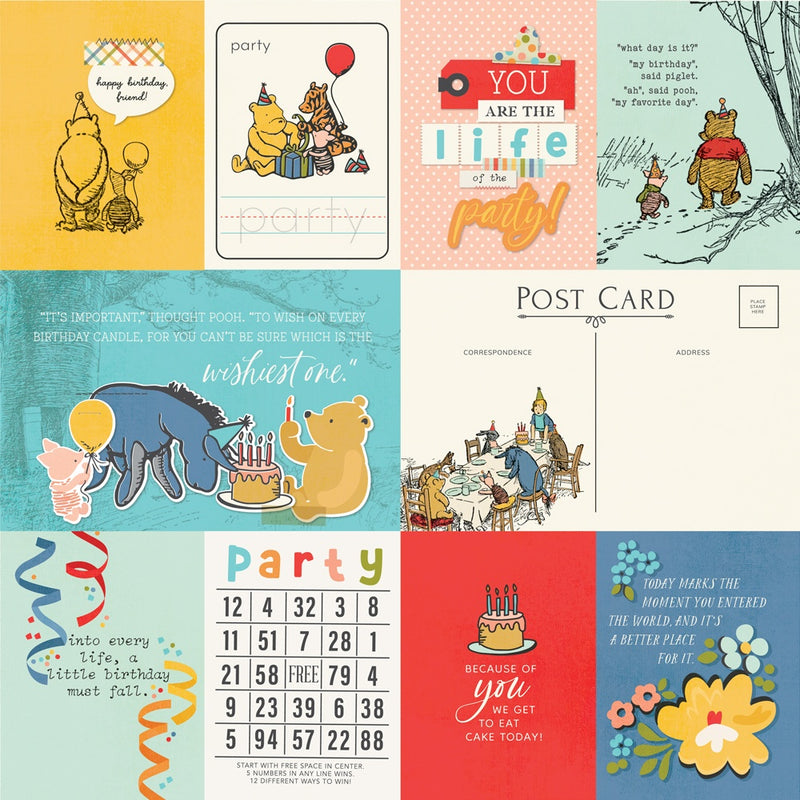 Simple Stories - Classic Pooh Birthday 12x12 Elements 2