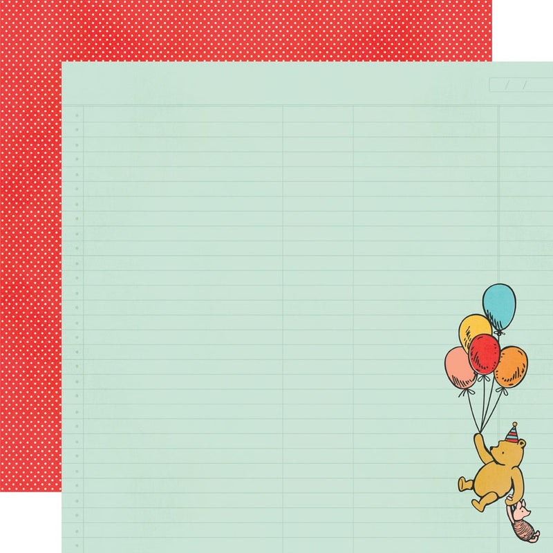 Simple Stories - Classic Pooh Birthday 12x12 Birthday Wishes