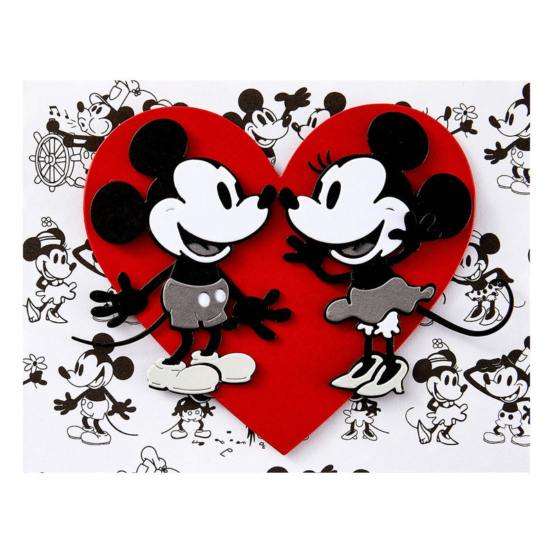 Spellbinders Etched Dies Classic Mouse - Steamboat Willie Duo