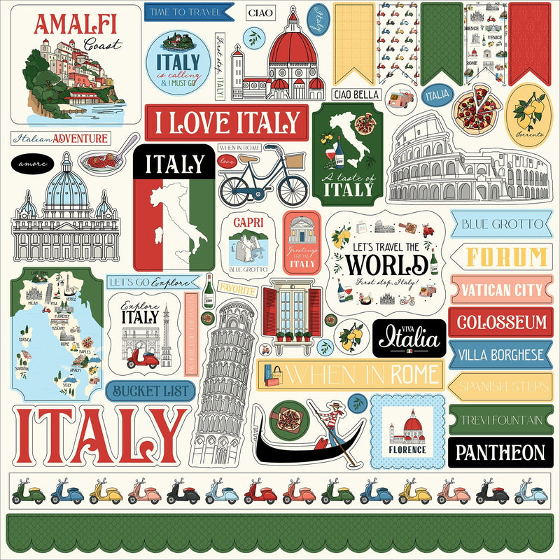 Carta Bella - Italy Element Stickers
